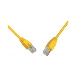 Patchkabel S/FTP,Cat6,2xRJ45, 10m žlutý