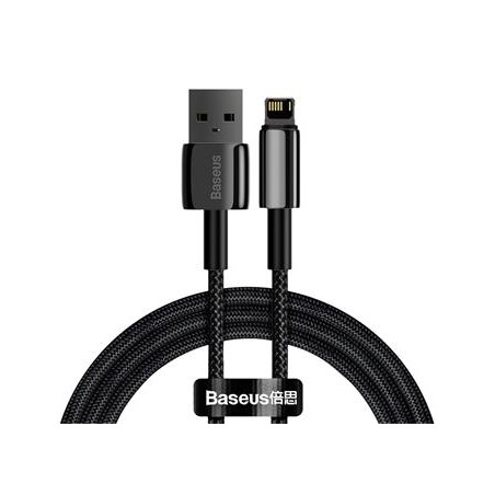 Baseus CALWJ-01 Tungsten Gold Kabel Lightning 2.4A 1m Black
