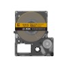 Epson zásobník se štítky – saténový pásek, LK-4KBK černá / zlatá, 12 mm (5 m)