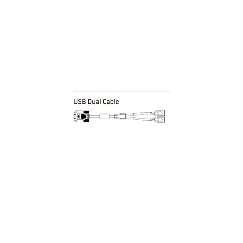 Honeywell Dual USB type A breakout Y-cable