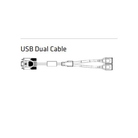 Honeywell Dual USB type A breakout Y-cable