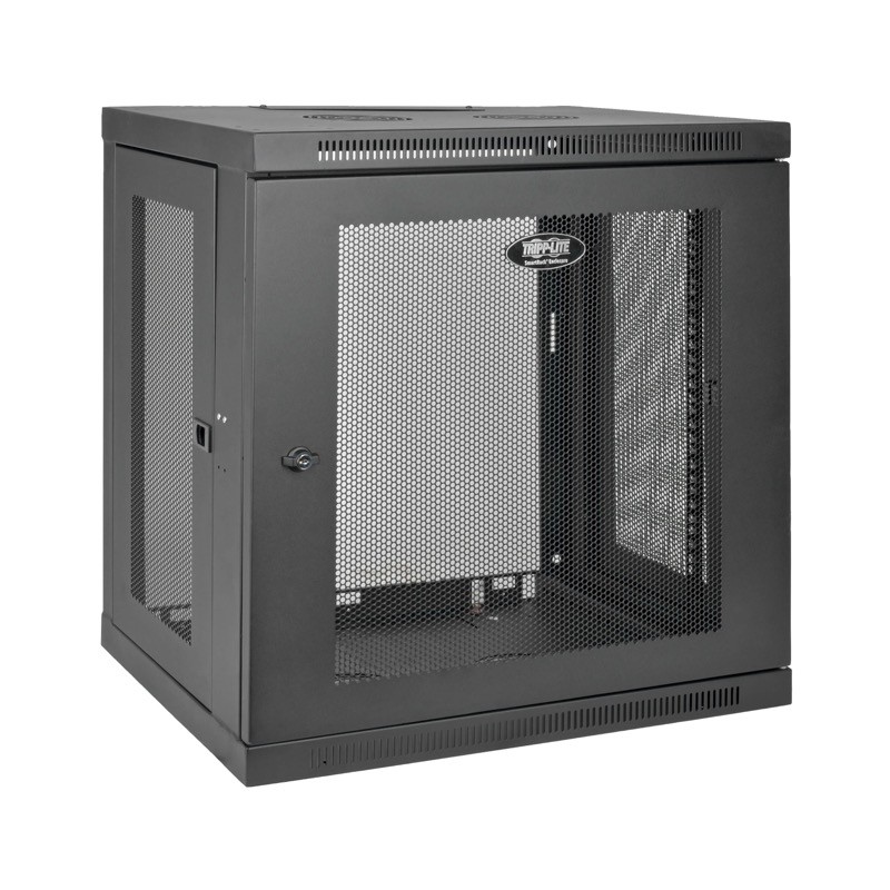 Skříň SmartRack 12U, Š 600mm, Hl 450mm, hloubka pro přepínače, montáž na stěnu