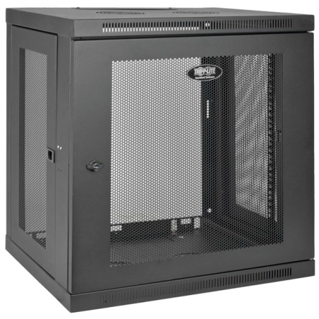 Skříň SmartRack 12U, Š 600mm, Hl 450mm, hloubka pro přepínače, montáž na stěnu