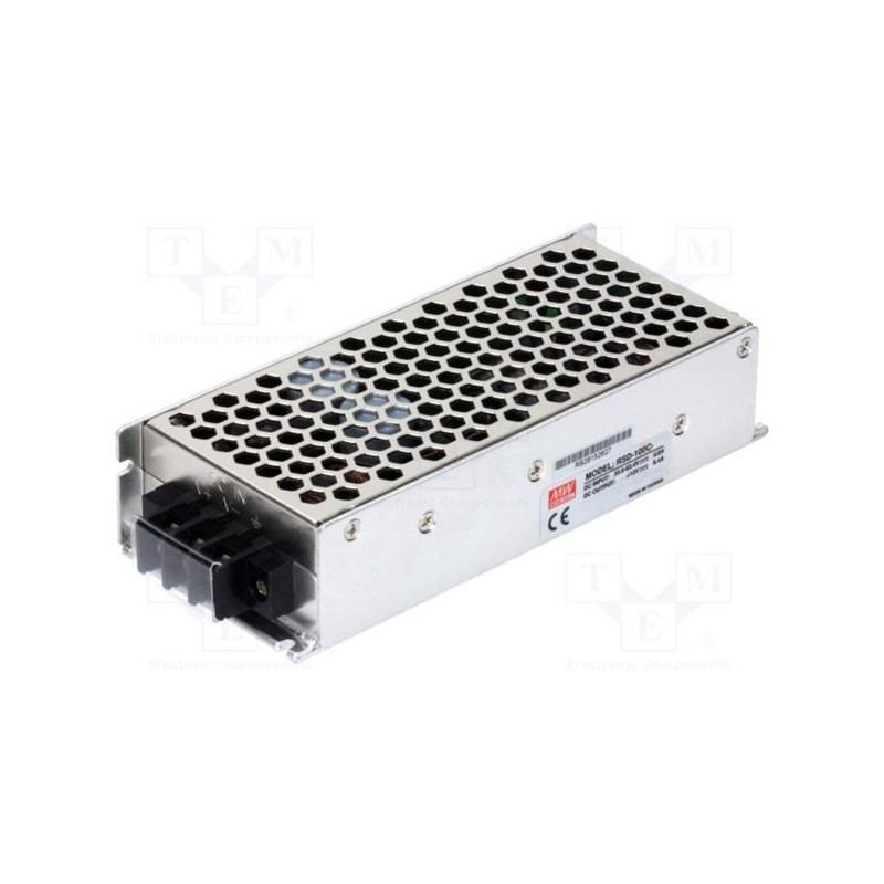 MEANWELL - RSD-100B-12 - Měnič DC/DC uzavřený 100W z 16-31V na 12V