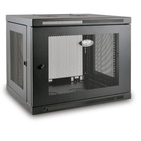 Skříň SmartRack 9U, Mini Rack, Š 600mm, Hl 550mm, hloubka pro přepínače, montáž na stěnu
