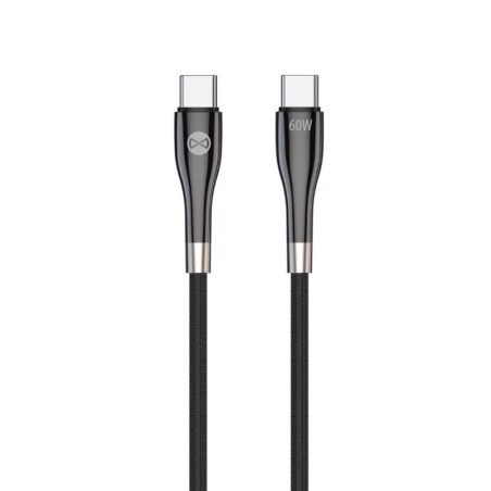 Datový kabel Forever USB-C/USB-C 1m 60W černý