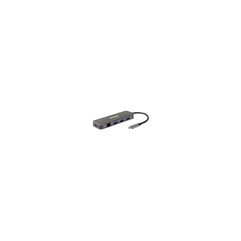 D-Link DUB-2334 USB-C Hub with Gigabit Ethernet and 3x USB3.0