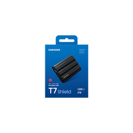 Samsung T7 Shield/2TB/SSD/Externí/2.5"/Černá/3R