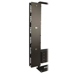 Kabelový manažer vertikální SmartRack 12 (30.48cm), kabelový kanál s výřezy pro kabely a krytem