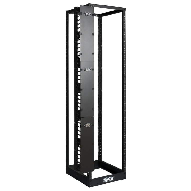 Kabelový manažer vertikální SmartRack 6 (15.24cm), kabelový kanál s výřezy pro kabely a krytem