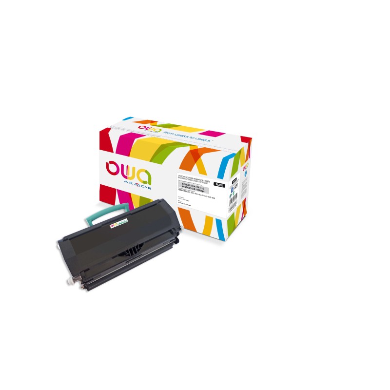 OWA Armor toner pro LEXMARK E260, 360, 460, 462, X463, 464, 466, 3500 Stran, E260A11E, černá/black