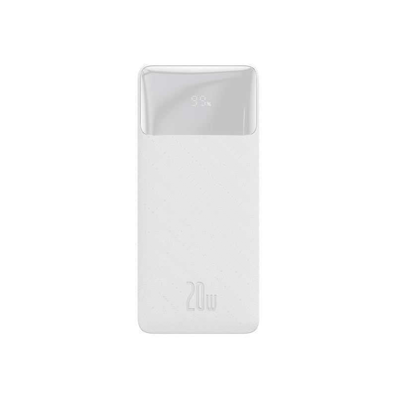Baseus Bipow powerbanka 30000mAh 20W bílá