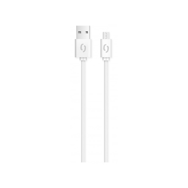 ALIGATOR Datový kabel 2A micro USB 2m, bílý