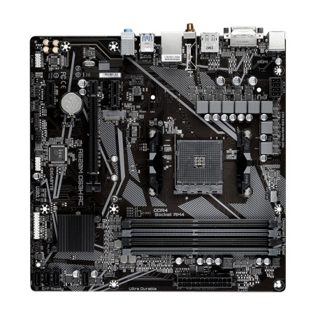 GIGABYTE MB Sc AM4 A520M DS3H AC, AMD A520, 4xDDR4, 1xDP, 1xHDMI, 1xDVI-D, WiFi, mATX