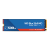 WD BLUE SSD NVMe 500GB PCIe SN5100 Powered by SanDisk, Gen4, (R:5000, W:4000MB/s)