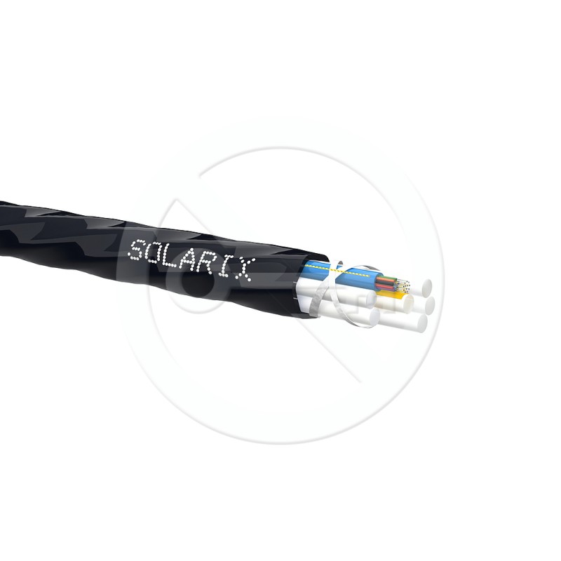 Zafukovací kabel Micro 12vl 9/125 HDPE Fca černý