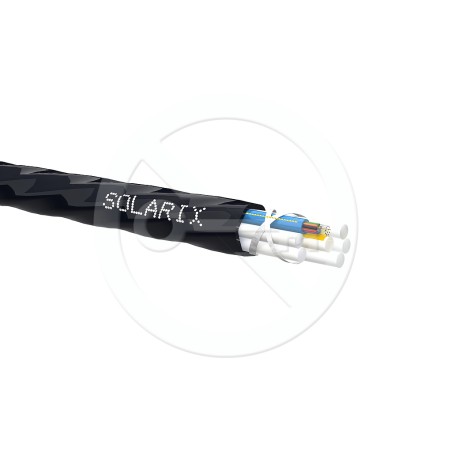 Zafukovací kabel Micro 12vl 9/125 HDPE Fca černý