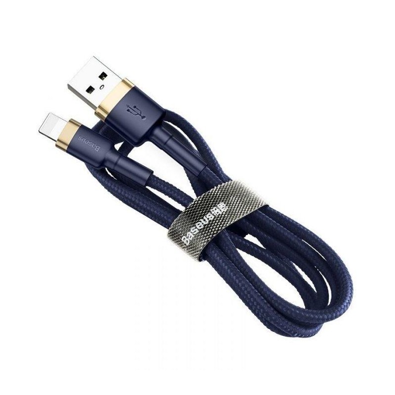 Baseus datový kabel Cafule Lightning 1m 2,4A zlato-modrý