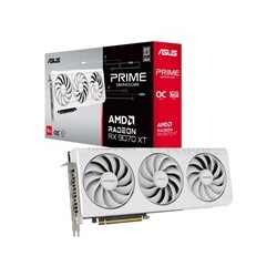 ASUS VGA AMD RADEON RX 9070 XT PRIME 16GB OC WHITE, RX 9070 XT, 16GB GDDR6, 3xDP, 1xHDMI
