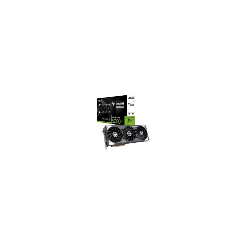ASUS VGA NVIDIA GeForce RTX 5060 Ti TUF GAMING OC 16G, 16GB GDDR7, 3xDP, 1xHDMI