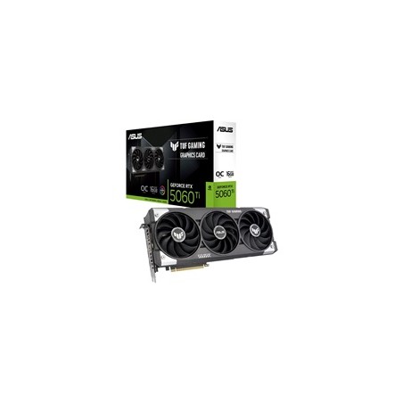ASUS VGA NVIDIA GeForce RTX 5060 Ti TUF GAMING OC 16G, 16GB GDDR7, 3xDP, 1xHDMI