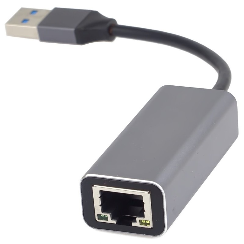 PremiumCord adaptér USB3.0 - LAN RJ45 ETHERNET 10/100/1000 MBIT Aluminium