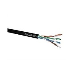 Instalační kabel Solarix venkovní UTP, Cat5E, drát, PE, box 100m