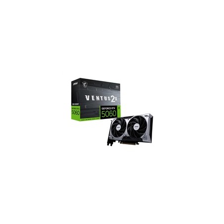 MSI VGA NVIDIA GeForce RTX 5060 8G VENTUS 2X OC, RTX 5060, 8GB GDDR7, 3xDP, 1xHDMI