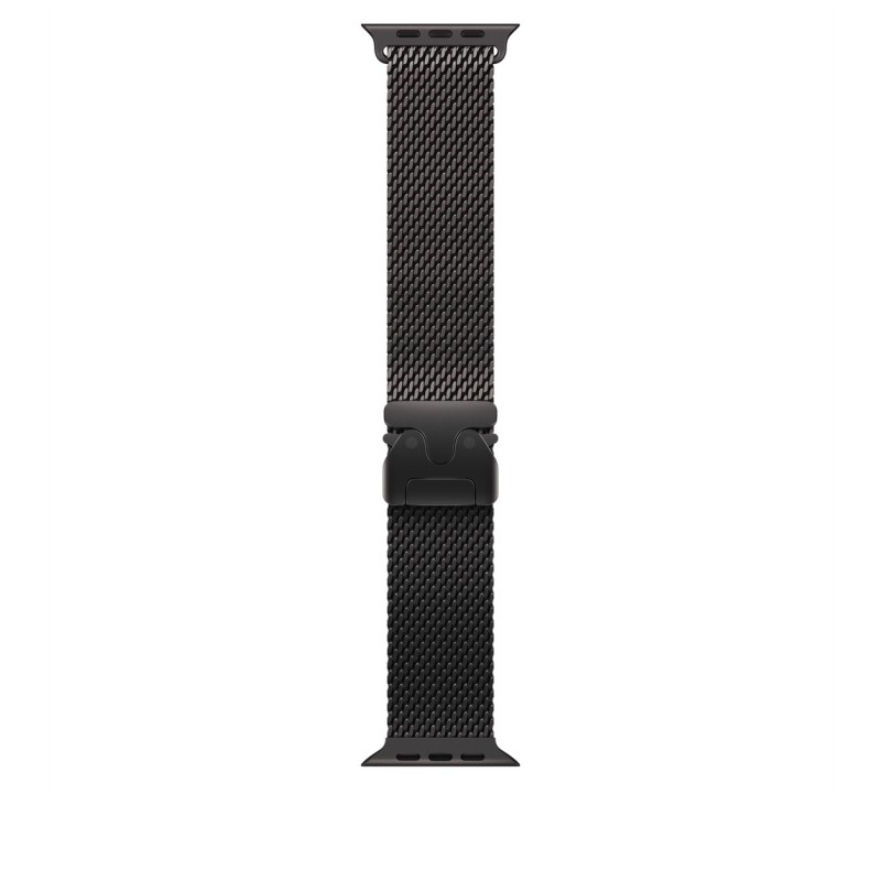 Watch Acc/49/Black Titanium Milanese Loop - L