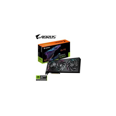 GIGABYTE VGA NVIDIA GeForce RTX 5060 AORUS ELITE 8G, 8G GDDR7, 3xDP, 1xHDMI