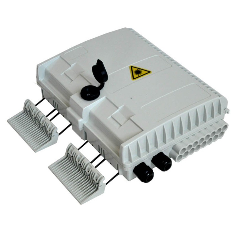 FTTH Box velký, 16xSC, LC, E2000, plast