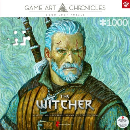 GOODLOOT GLO Game Art: The Witcher Geralt Van GOGH
