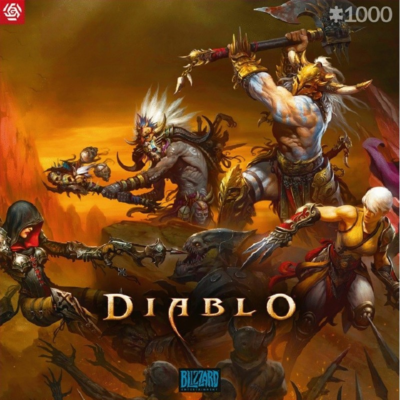 GOODLOOT GLO Gaming Puzzle: Diablo Heroes Battle
