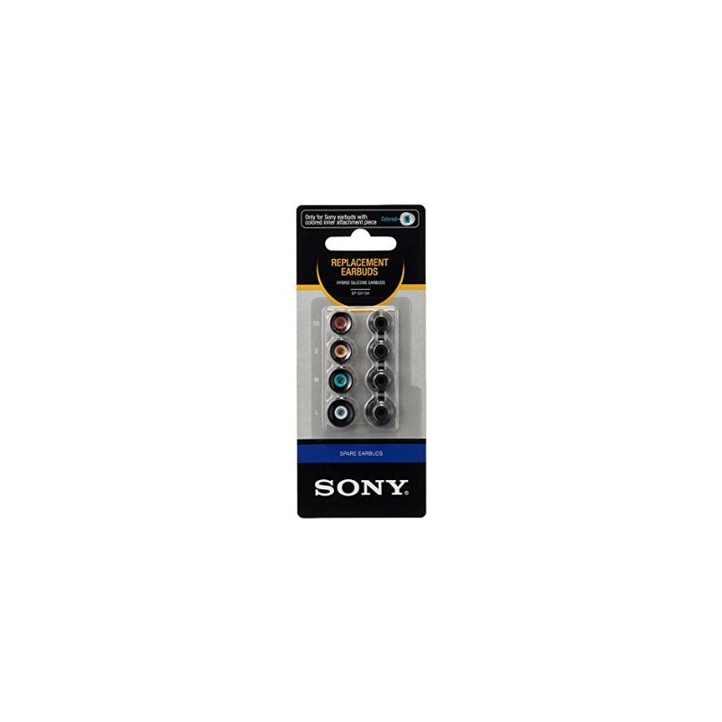 SONY náhradní silik. koncovky do sluchátek, černé