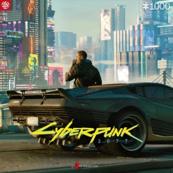 GOODLOOT GLO Gaming Puzzle: Cyberpunk 2077 Mercenary Rise