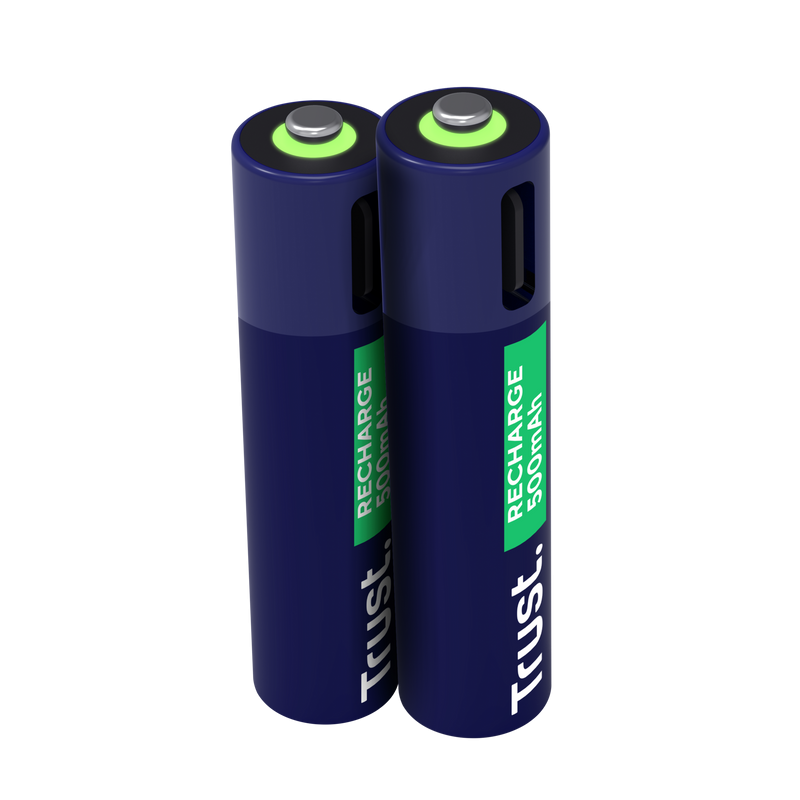 TRUST USB-C RECHARGEABLE BATTERIES 2P - AAA