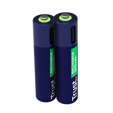 TRUST USB-C RECHARGEABLE BATTERIES 2P - AAA