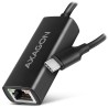 AXAGON ADE-ARC, USB-C 3.2 Gen 1 - Gigabit Ethernet síťová karta, Realtek 8153, auto instal