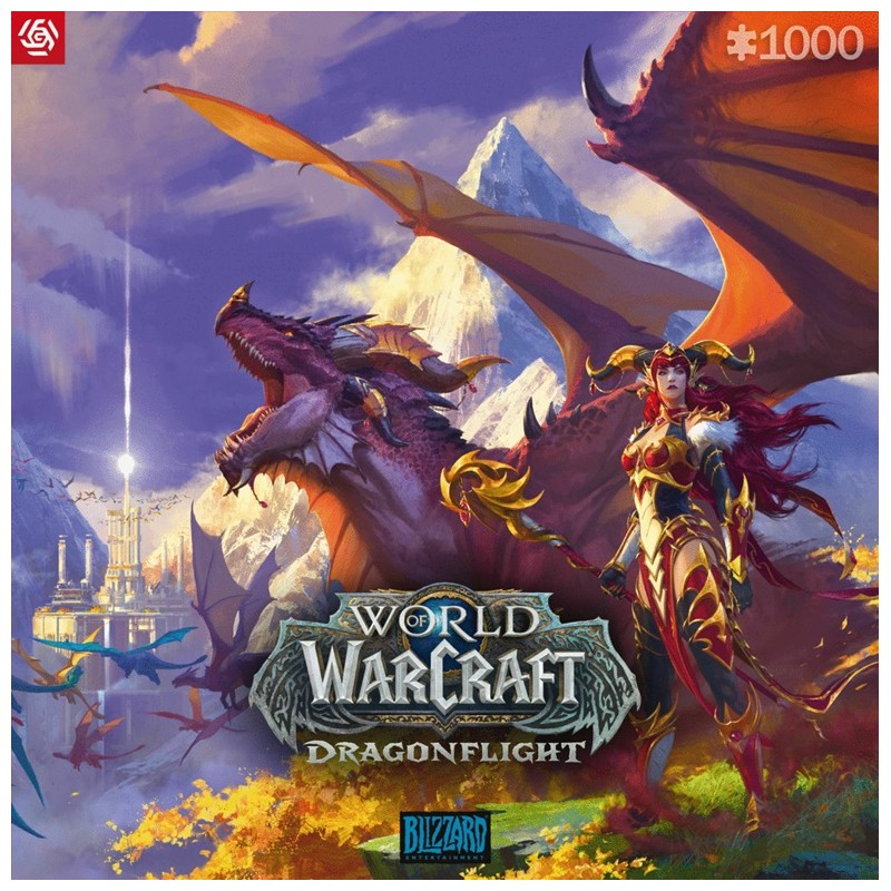 GOODLOOT GLO Gaming Puzzle: World OF WARCRAFT Dragonflight