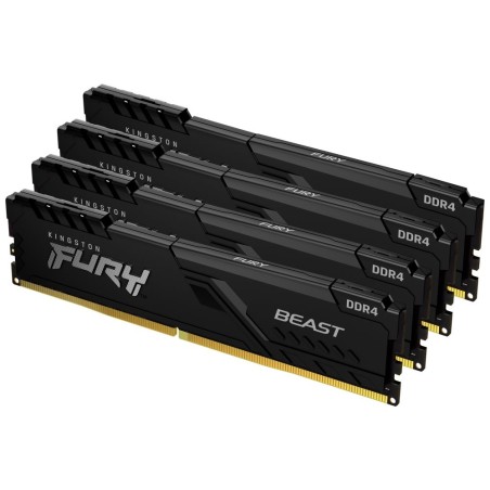 Kingston FURY Beast/DDR4/32GB/3600MHz/CL17/4x8GB/Black