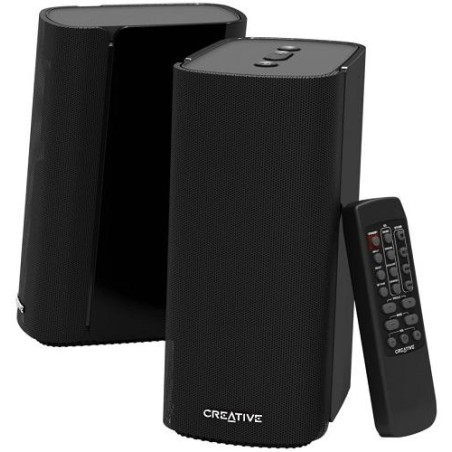 Creative T100 Bluetooth aktivní 2.0 reproduktory s optickým vstupem, Hi-Fi , DO, kompaktní, černé