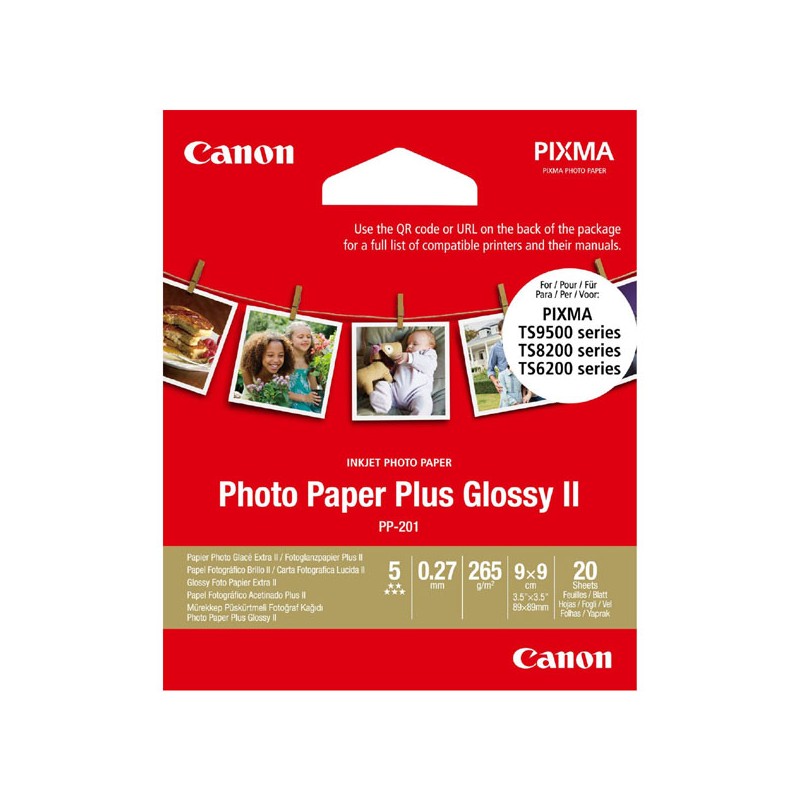 Canon 3.5” x 3.5” Square Photo Paper