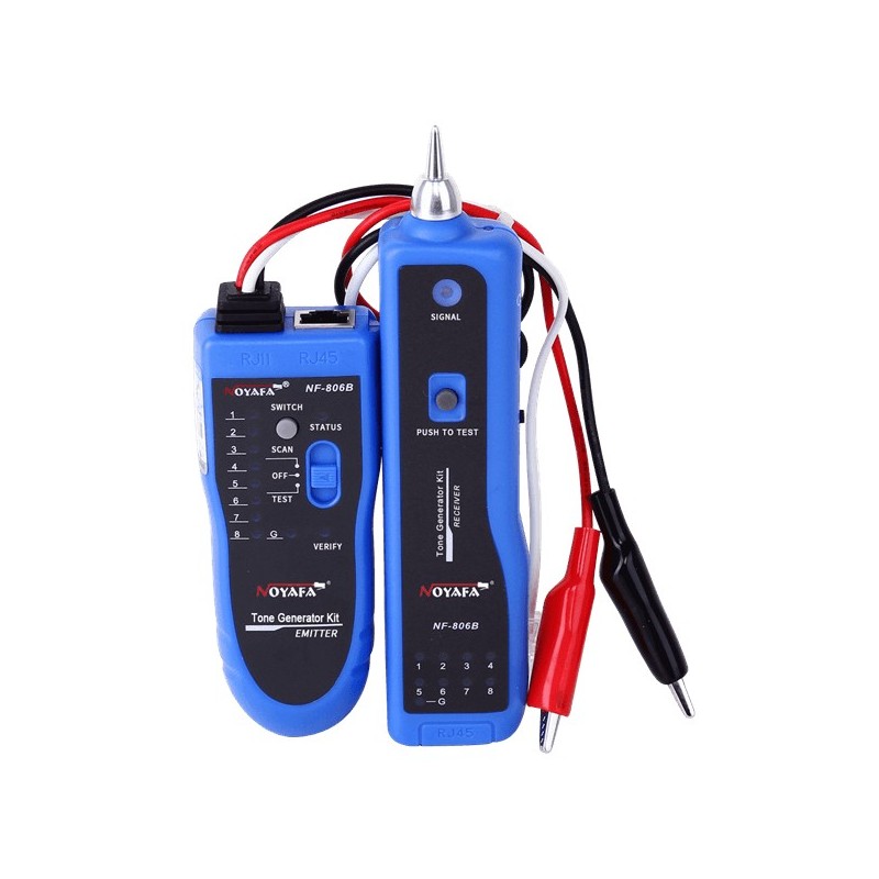 W-Star Tester síťových kabelů WSNF806B RJ45, RJ11, vyhledácí sonda