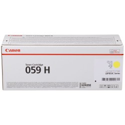 Canon originální toner 059 H Y, 3624C001, yellow, 13500str., high capacity