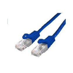 C-TECH kabel patchcord Cat6, UTP, modrý, 1m