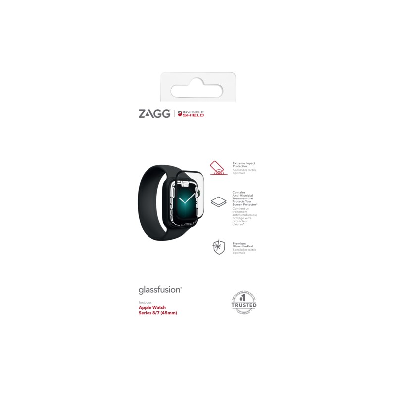 ZAGG Invisible Shield Fusion + hybridní sklo Apple Watch 7/8/9 (45mm)