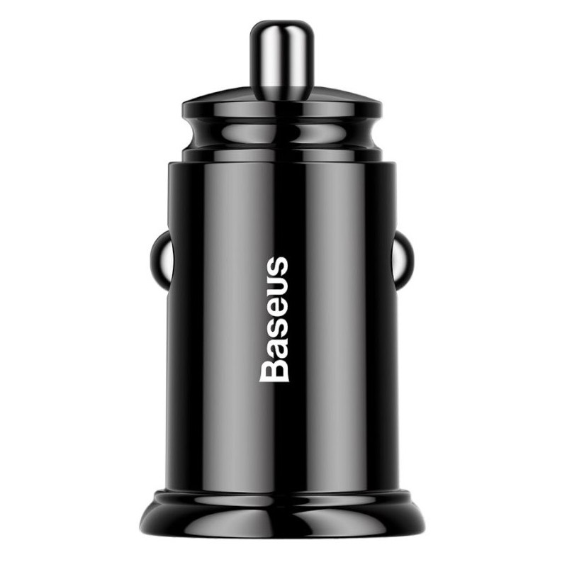 Baseus rychlonabíječka do auta 2xUSB QC3.0 30W černá