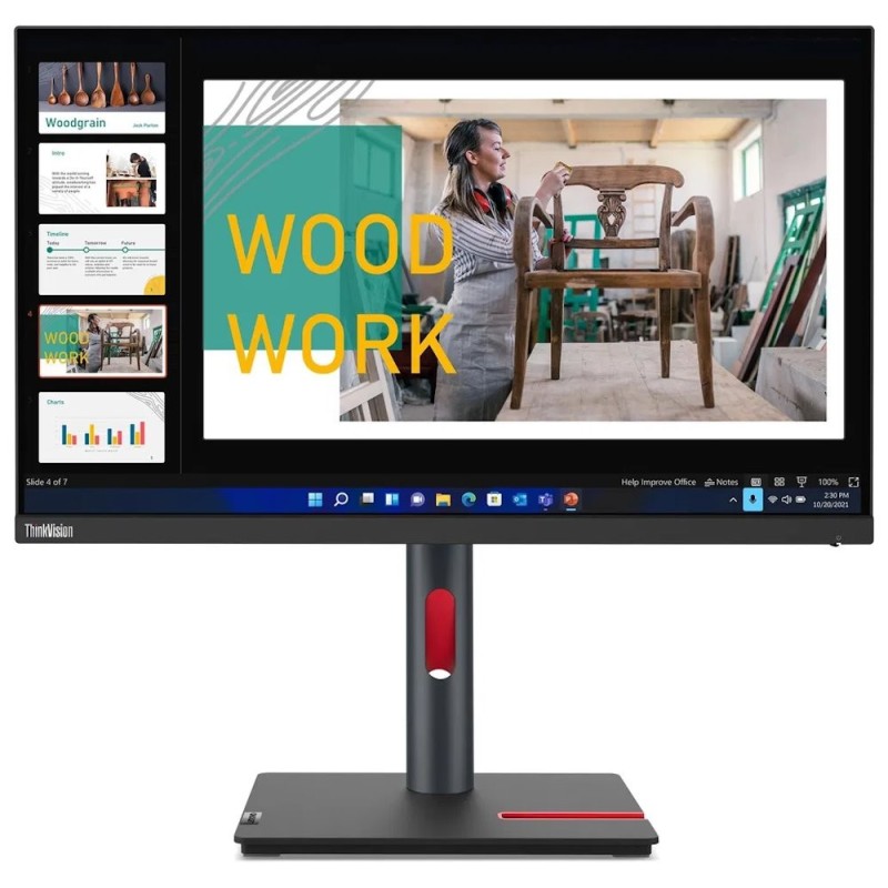 Lenovo ThinkVision/P24q-30/23,8"/IPS/QHD/60Hz/6ms/Blck-Red/3R
