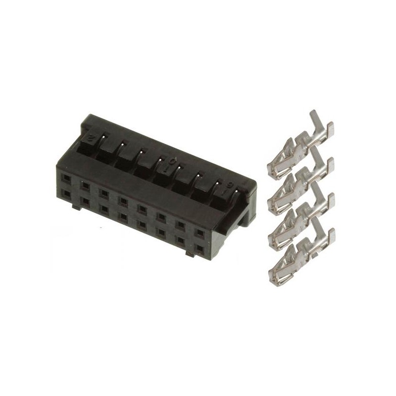 MEANWELL - DF11-16DS-2C-SET, PCB plug for MeanWell PSU LAD-360XU series