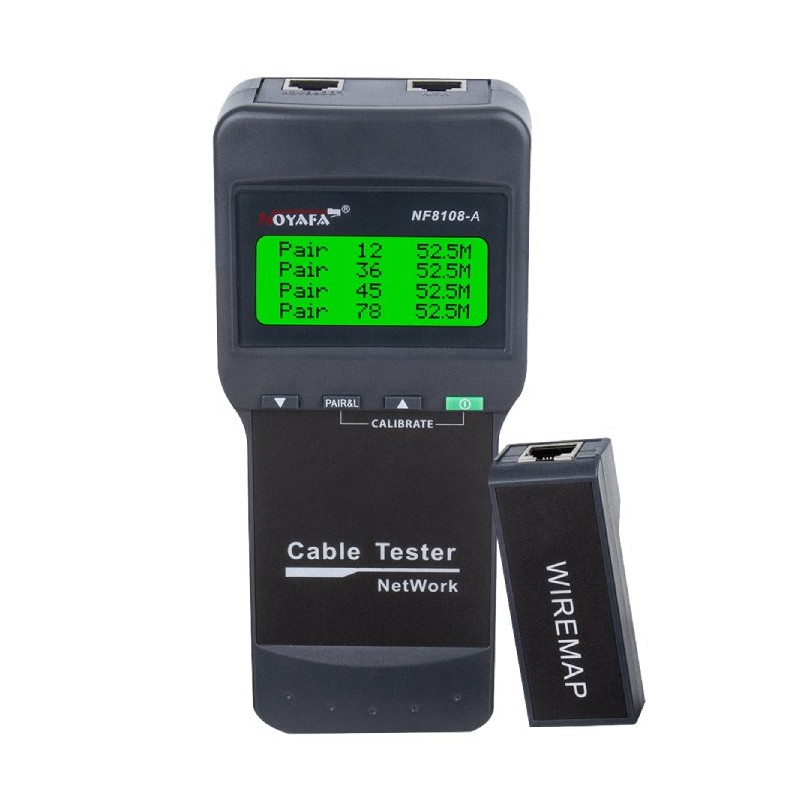 W-Star Tester kabelů UTP WSNF8108A multifunkční podsvícení displeje